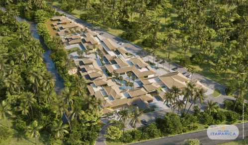 Vista aerea Village Itaparica
