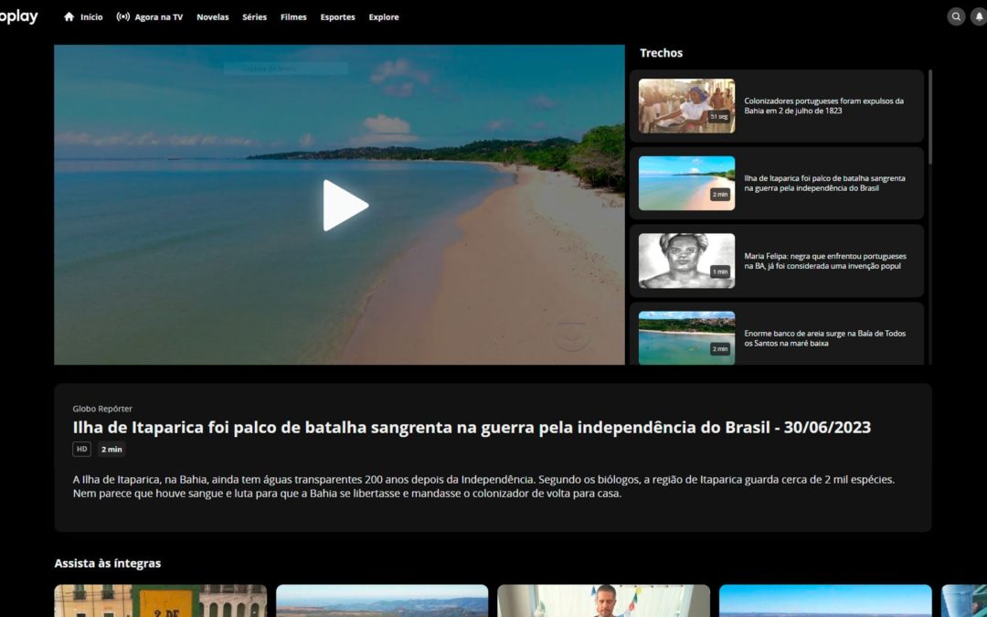 Ilha de Itaparica foi palco de batalha pela independência do Brasil