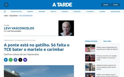 A ponte está no gatilho. Só falta o TCE bater o martelo e carimbar