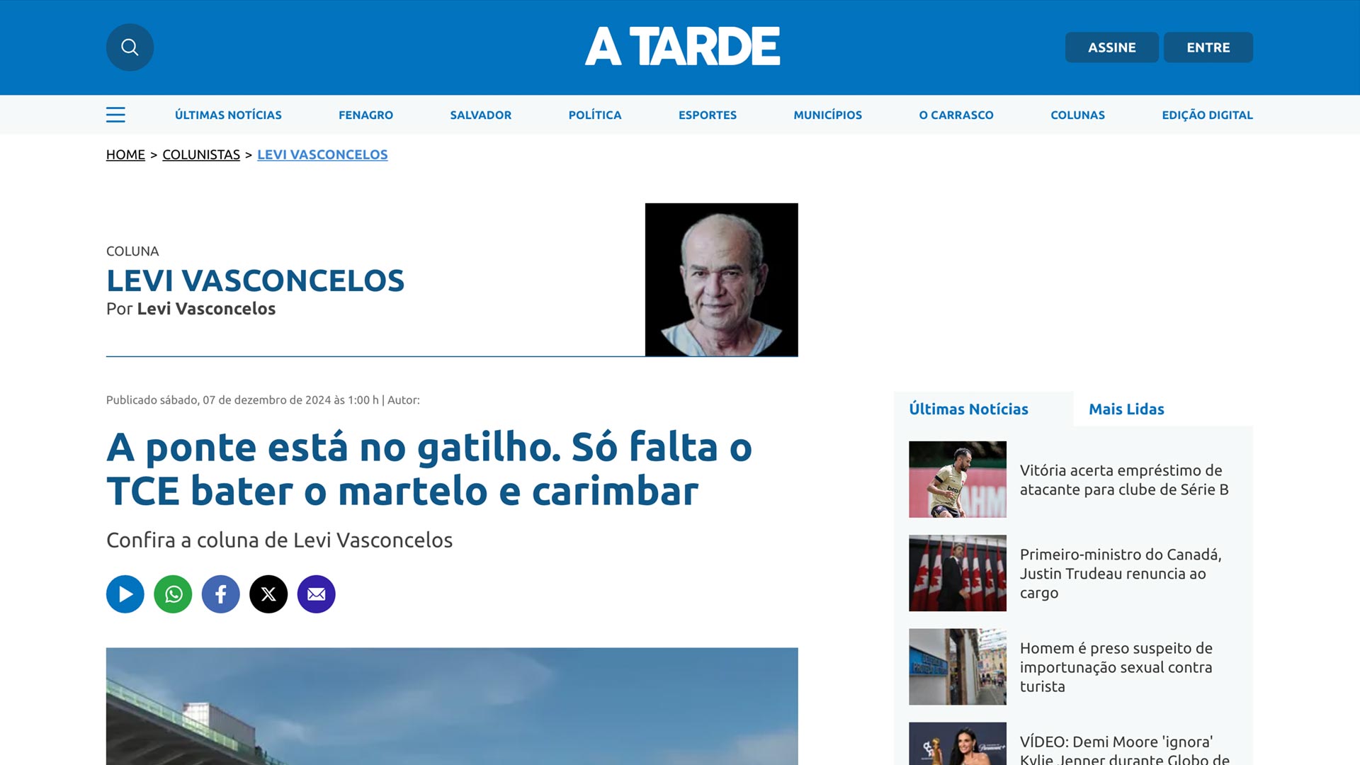 a-ponte-esta-no-gatilho-so-falta-o-tce-bater-o-martelo-e-carimbar A ponte está no gatilho. Só falta o TCE bater o martelo e carimbar