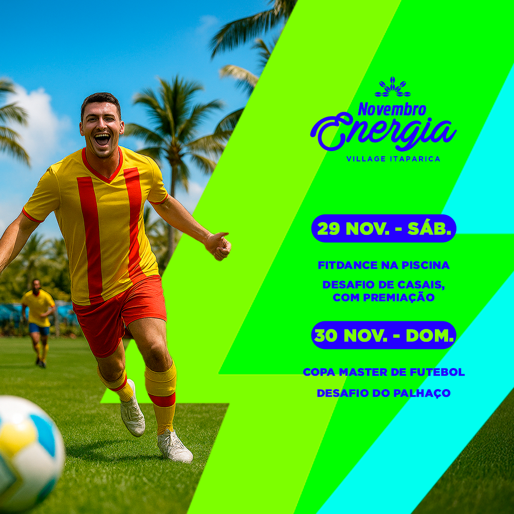 29 e 30 de Novembro Festao da espuma maratour maratona aquatica massagem a beira mar no village – Village Itaparica