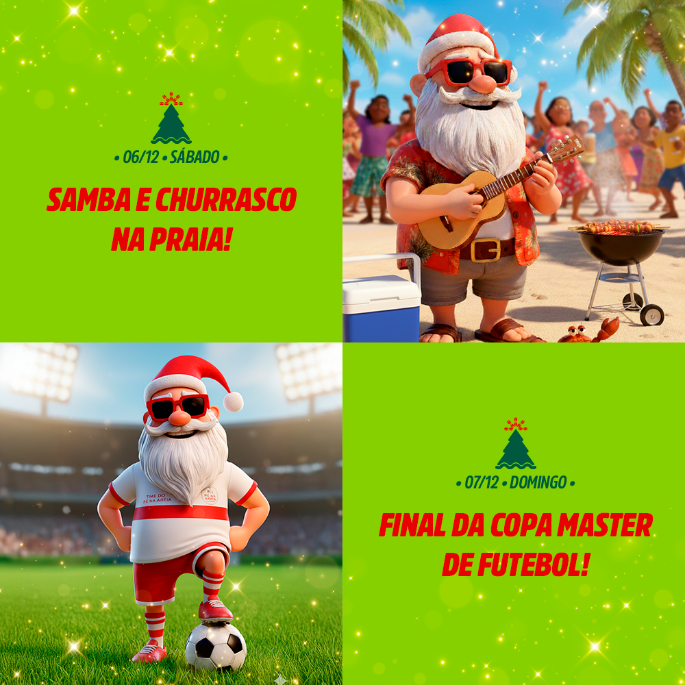 06 e 07 de dezembro – Samba e churrasco na praia e final da copa master de futebol no village – Village Itaparica