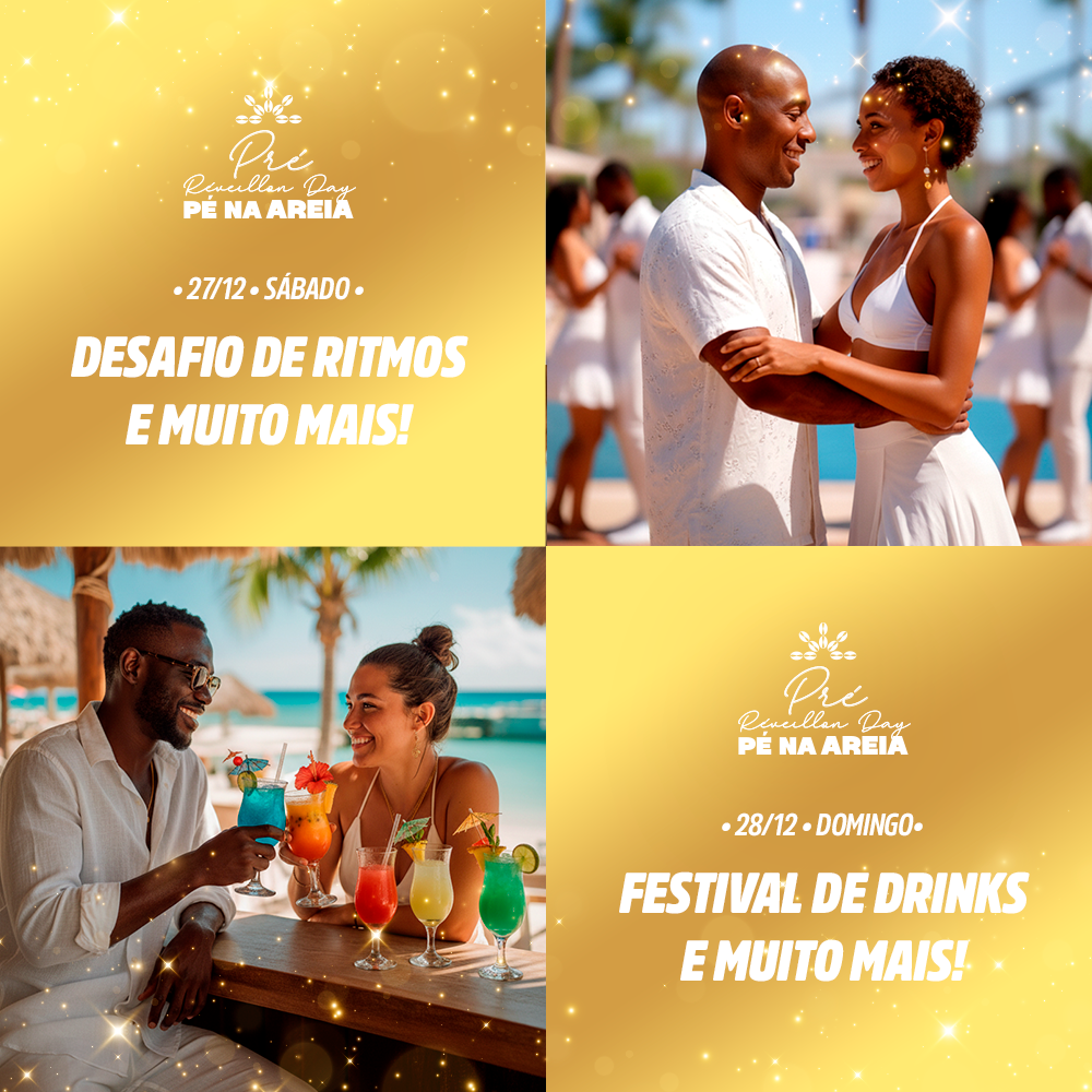 27 e 28 de dezembro – Desafio de ritmos, festival de drinks e muito mais no pé na areia – Village Itaparica